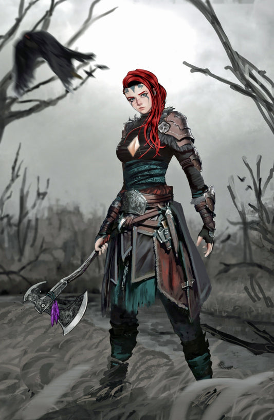 Muffy The Pimp Slayer #1 - Shield Maiden Redhead Virgin Metal